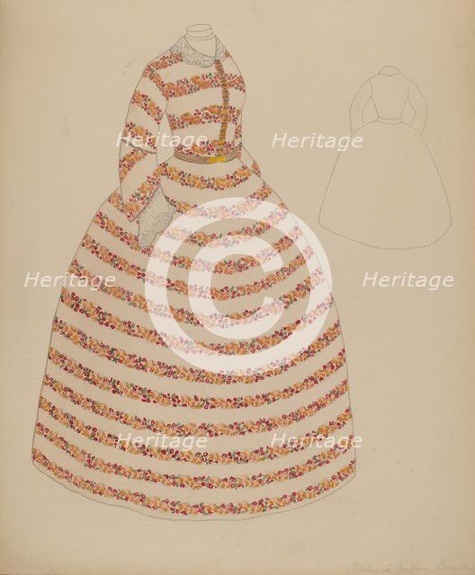 Dress, c. 1937. Creator: Frederick Jackson.