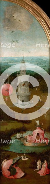 The Last Judgment (Triptych, left panel), ca 1490-1510. Creator: Bosch, Hieronymus (c. 1450-1516).