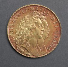 Five Guineas (obverse), 1691. Creator: Unknown.