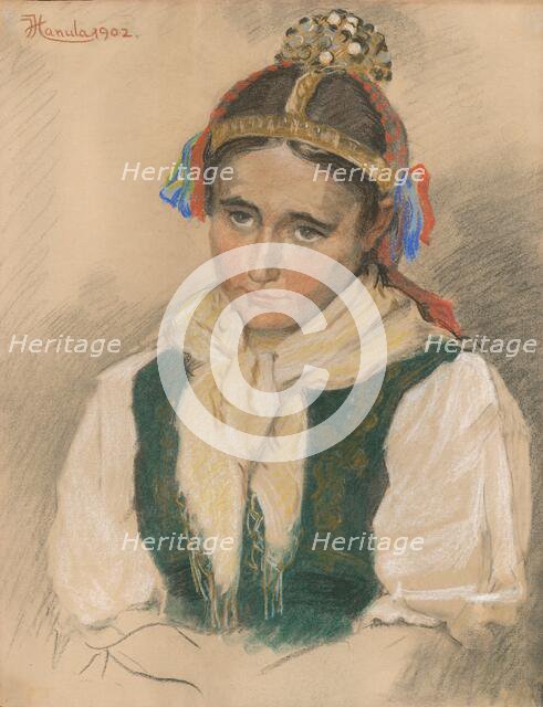 Behind the dude, 1902. Creator: Jozef Hanula.