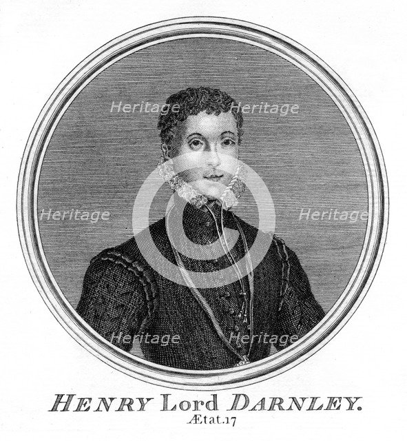 Henry Stuart, Lord Darnley, second husband of Mary, Queen of Scots. Artist: Unknown