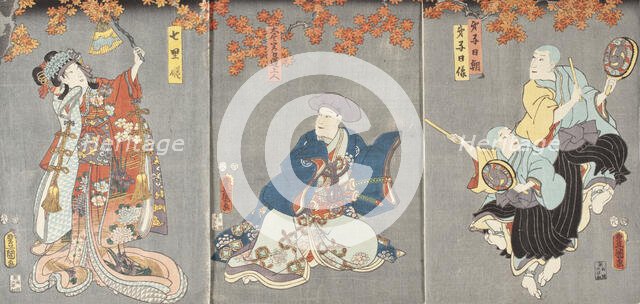 Shichiri Oboro (image 1 of 2), 1857. Creator: Utagawa Kunisada.