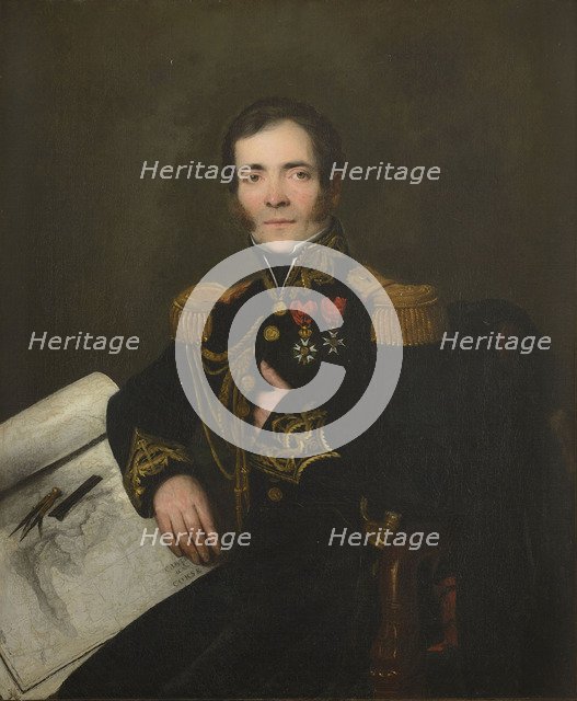 Portrait of the Admiral Anne Chrétien Louis de Hell (1783-1864), c. 1832.