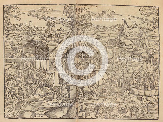 The Ship of Salvation, 1512. Creator: Johann Gruninger.