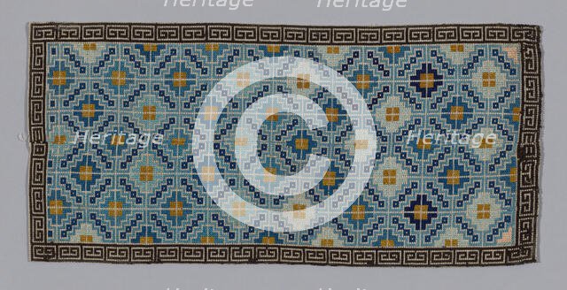 Bands (joined, from Woman's Trousers or Robe), China, 1875/1900. Creator: Unknown.