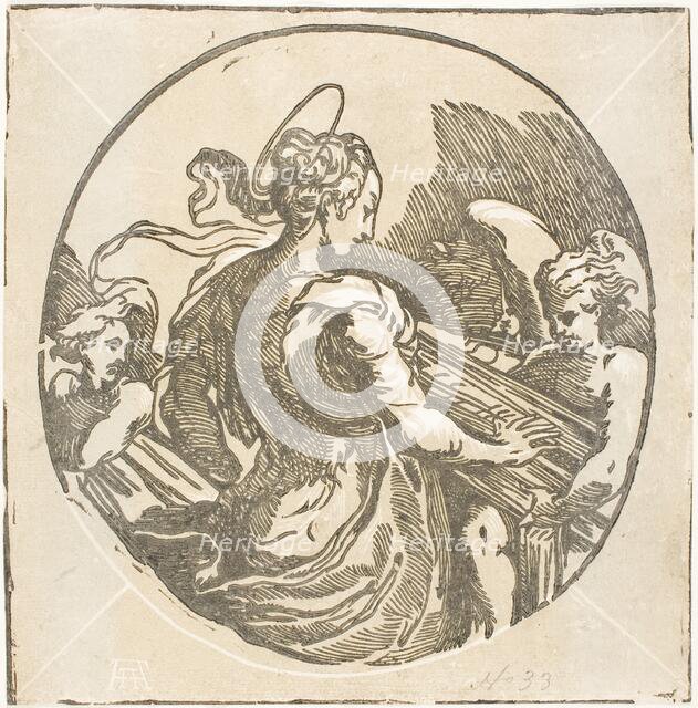 Saint Cecilia, c. 1530. Creator: Antonio da Trento.