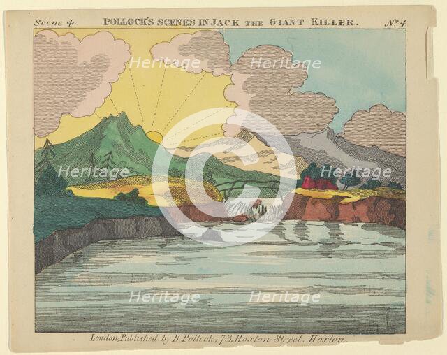 Scene 4, from Jack the Giant Killer, Scenes for a Toy Theater, 1870-90. Creator: Benjamin Pollock.