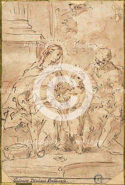 Holy Family, n.d. Creator: Gaspare Diziani.
