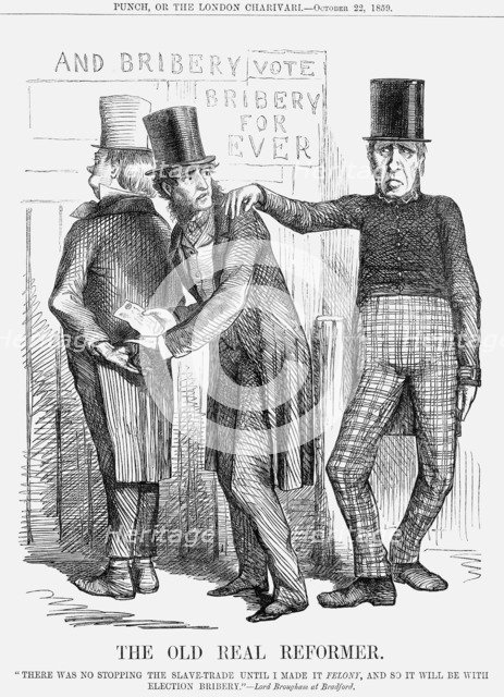 'The Old Real Reformer', 1859. Artist: Unknown