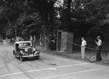 AC Westwood's Talbot 10, winner of a silver award at the MCC Torquay Rally, July 1937. Artist: Bill Brunell.