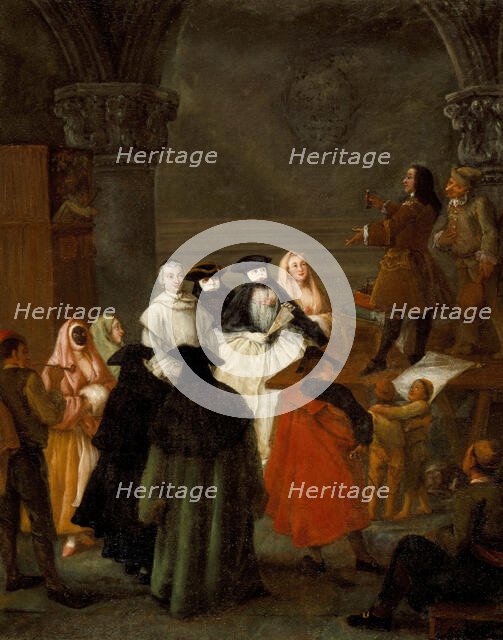 The Quack Doctor, after 1763. Creator: Pietro Longhi.