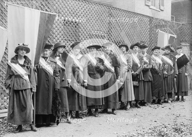 Woman Suffrage - Pickets, 1917. Creator: Harris & Ewing.