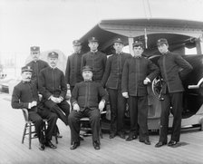 U.S.S. Columbia, group of officers, between 1894 and 1901. Creator: Unknown.