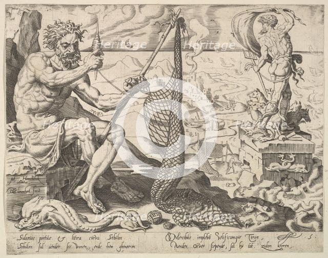 Zebulun, from the series The Twelve Patriarchs, 1550. Creator: Dirck Volkertsen Coornhert.