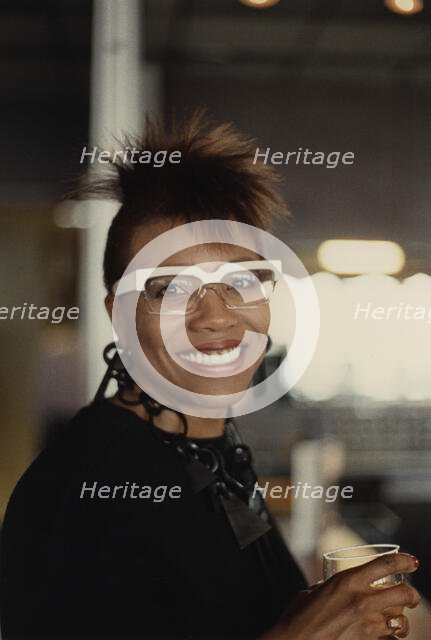 Dee Dee Bridgewater, Jazz Inn Party, Nordwijk, Netherlands, 1989. Creator: Brian Foskett.