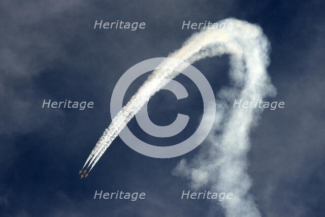 Thunderbirds, 76th Navy celebrations, Nellis AFB, Las Vegas, Nevada, USA, 2022. Creator: Ethel Davies.