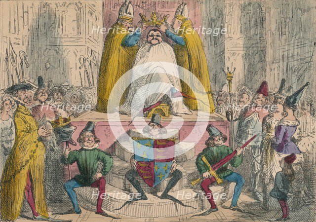 Coronation of Henry the Fourth (from the best authorities), 1850. Artist: John Leech