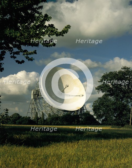 Jodrell Bank Telescope, Cheshire, 1988. Artist: Unknown