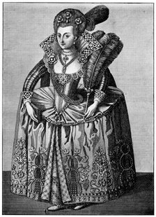 Anne of Denmark, early 17th century, (1910). Artist: Unknown