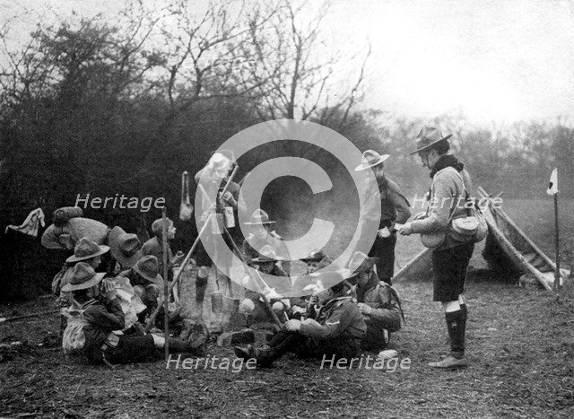 Boy scouts camping, 1926. Creator: Unknown.