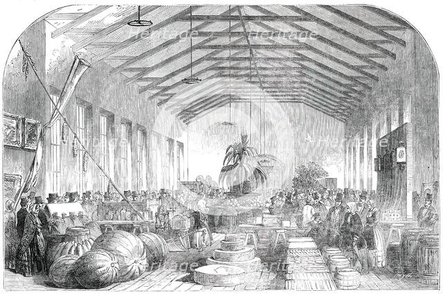 Provincial Industrial Exhibition of Canada, held at Montreal - the South Hall, 1850. Creator: Smyth.