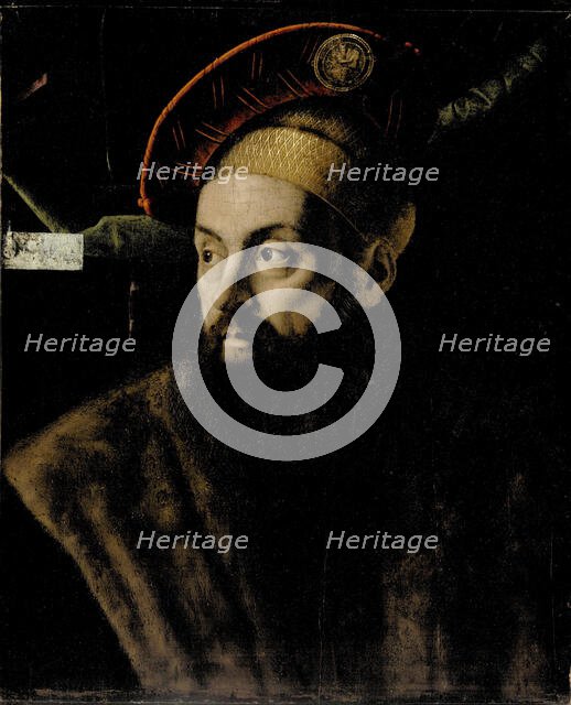 Portrait of a Man, 1520s-1530s . Creator: Veneto, Bartolomeo (1502-1555).