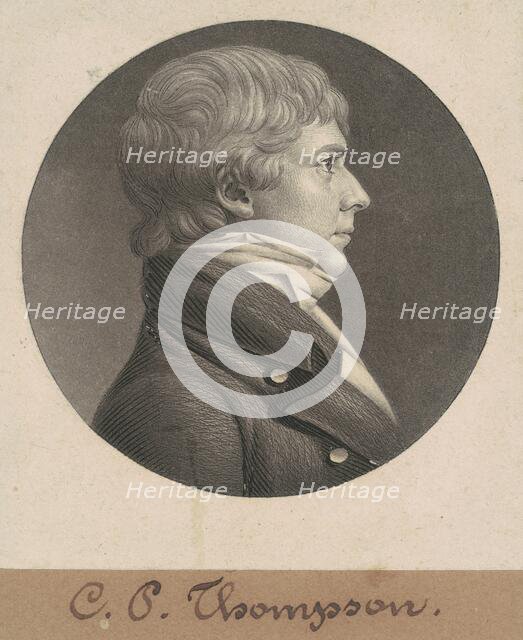 Samuel Hambleton, 1806. Creator: Charles Balthazar Julien Févret de Saint-Mémin.