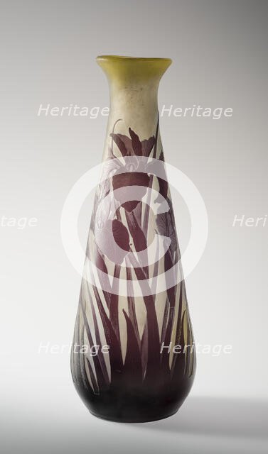 Cameo Vase, c1900-15. Creator: Emile Gallé.