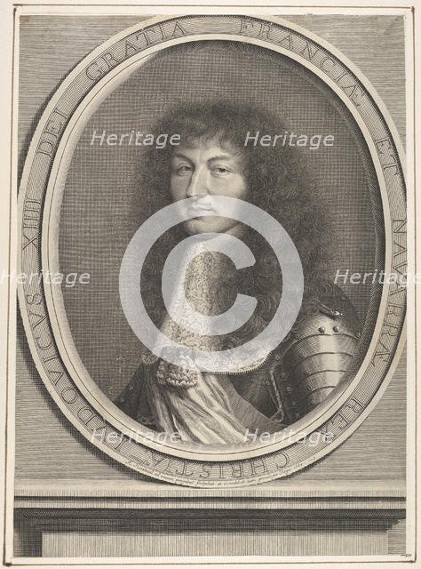Louis XIV, 1667. Creator: Robert Nanteuil.