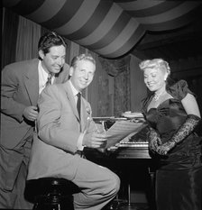 Portrait of Skitch Henderson and Andy Russell, Eddie Condon's, New York, N.Y., ca. Aug. 1947. Creator: William Paul Gottlieb.