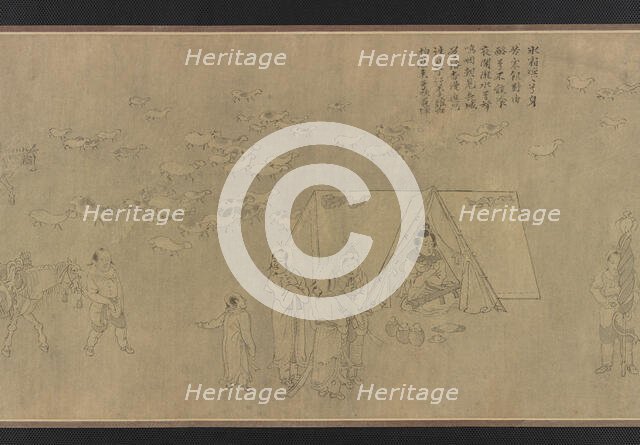 The Captivity of Cai Wenji, Ming dynasty, 14th-15th century. Creator: Unknown.