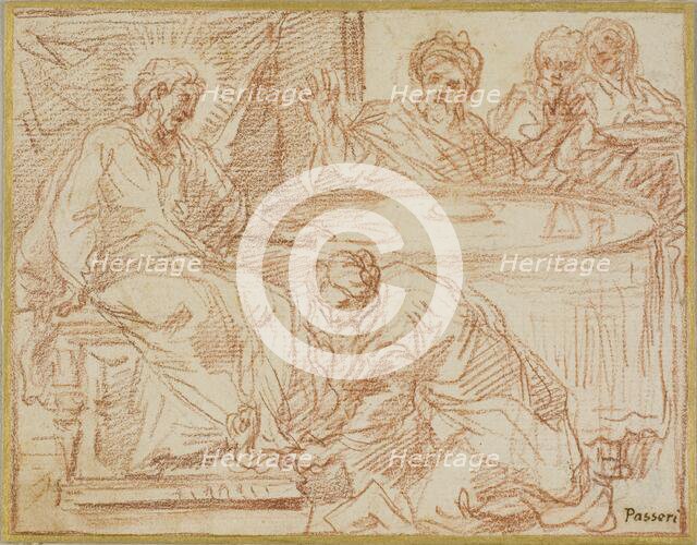 Magdalene Washing Christ's Feet, n.d. Creator: Giuseppe Passeri.