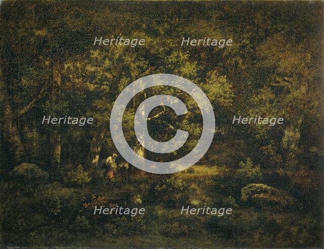 The Forest of Fontainebleau, 1871. Creator: Narcisse Virgile Diaz de la Pena.