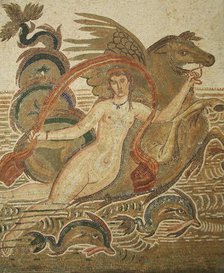 Mosaic, El Jem Museum, El Djem, Tunisia, 2009. Creator: Amanda Waite.