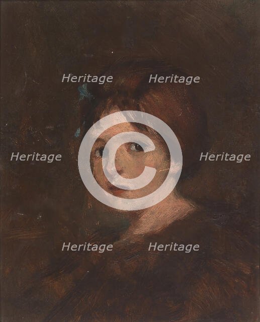 Child in Browns, ca. 1889. Creator: Alice Pike Barney.