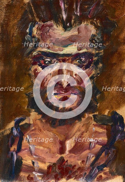 Makeup design for the opera Boris Godunov by M, Mussorgsky, 1946. Creator: Fyodor Fyodorovsky.