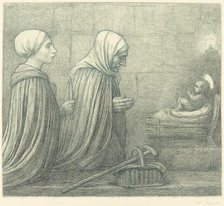 The Manger (La creche). Creator: Alphonse Legros.