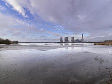 Fiddler's Ferry Power Station, Cuerdley, Warrington, 2021. Creator: James O Davies.