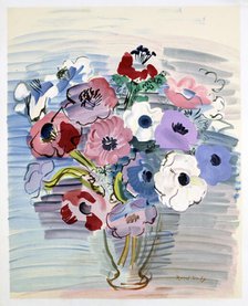 'Bunch of Flowers in a Vase', 20th century. Artist: Raoul Dufy