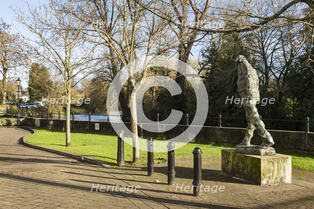 Sculpture of Welsh artist Augustus John by Ivor Robert-Jones, Fordingbridge, Hampshire, 2015. Artist: Steven Baker.