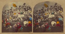 Derby Day. Nip and Tuck, about 1860. Creator: London Stereoscopic & Photographic Co.