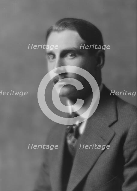 Schoomaker, H.S., Mr., portrait photograph, 1916 Feb. 28. Creator: Arnold Genthe.