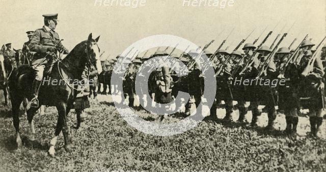 General Sir William Robertson inspecting British troops in Germany, First World War, 1919, (c1920). Creator: Unknown.