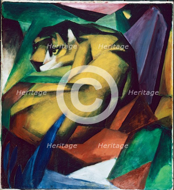 The tiger, 1912. Artist: Marc, Franz (1880-1916)