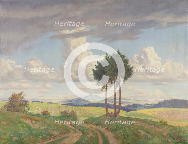 Dirt road, 1922. Creator: Carl Godel.