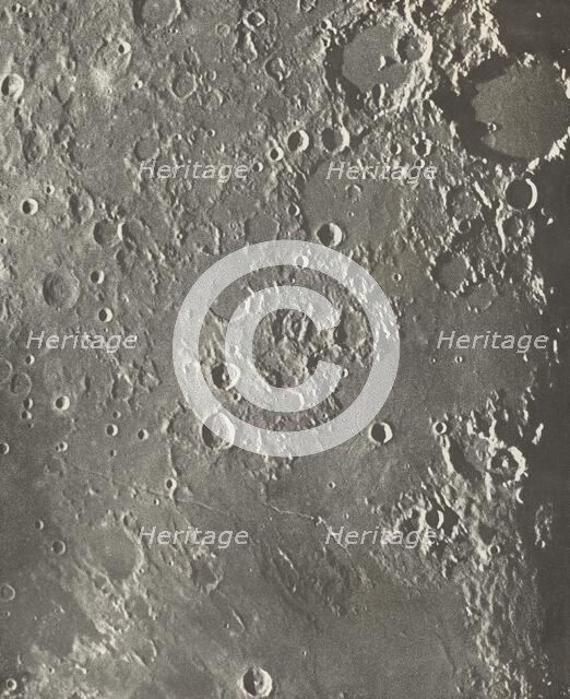Photographie Lunaire Albategnius - Triesnecker - Manilius, 1903. Creators: Maurice Loewy, Pierre Henri Puiseux.