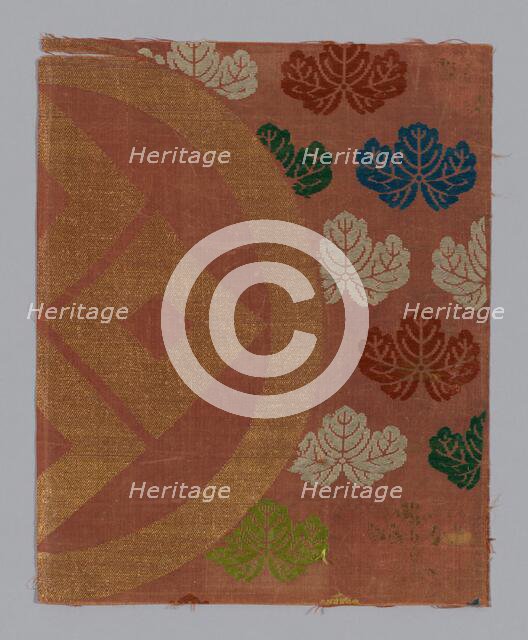 Fragment (from Noh Costume), Japan, Edo period (1615- 1868), 1675/1725. Creator: Unknown.