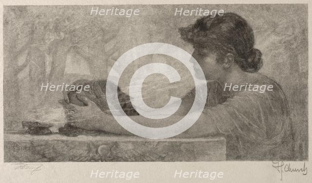 The Sibyl, 1887. Creator: Francis Scott King (American, 1850-1913).