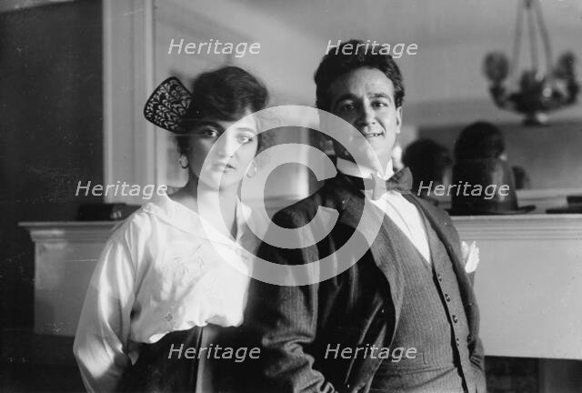 H. Lazaro & wife, 1917. Creator: Bain News Service.