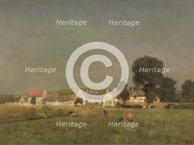 The Village Chaslepont, mid-late 19th century. Creator: Alfred De Knyff.